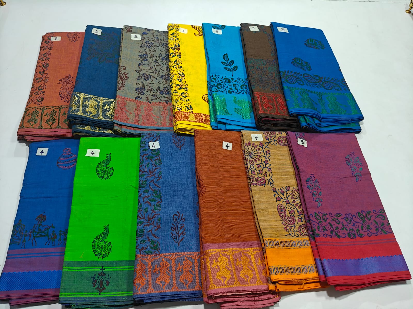 Dance Practice Sarees – Bharatanatyam Half Saree (Multiple Colours Available)