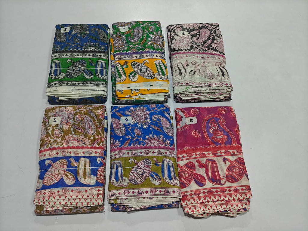 Dance Practice Sarees – Bharatanatyam Half Saree (Multiple Colours Available)