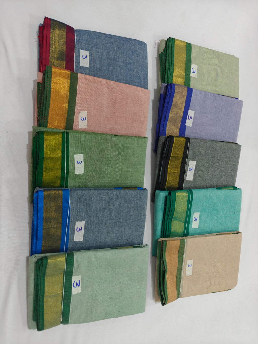 Dance Practice Sarees – Bharatanatyam Half Saree (Multiple Colours Available)