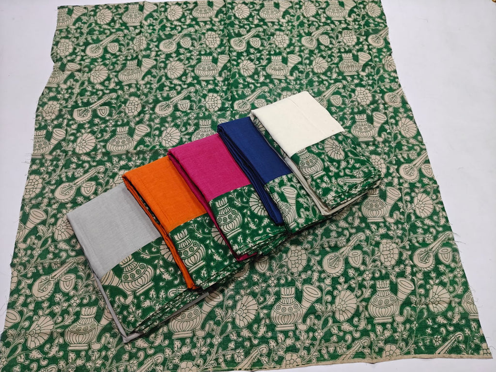 Dance Practice Sarees – Bharatanatyam Half Saree (Multiple Colours Available)