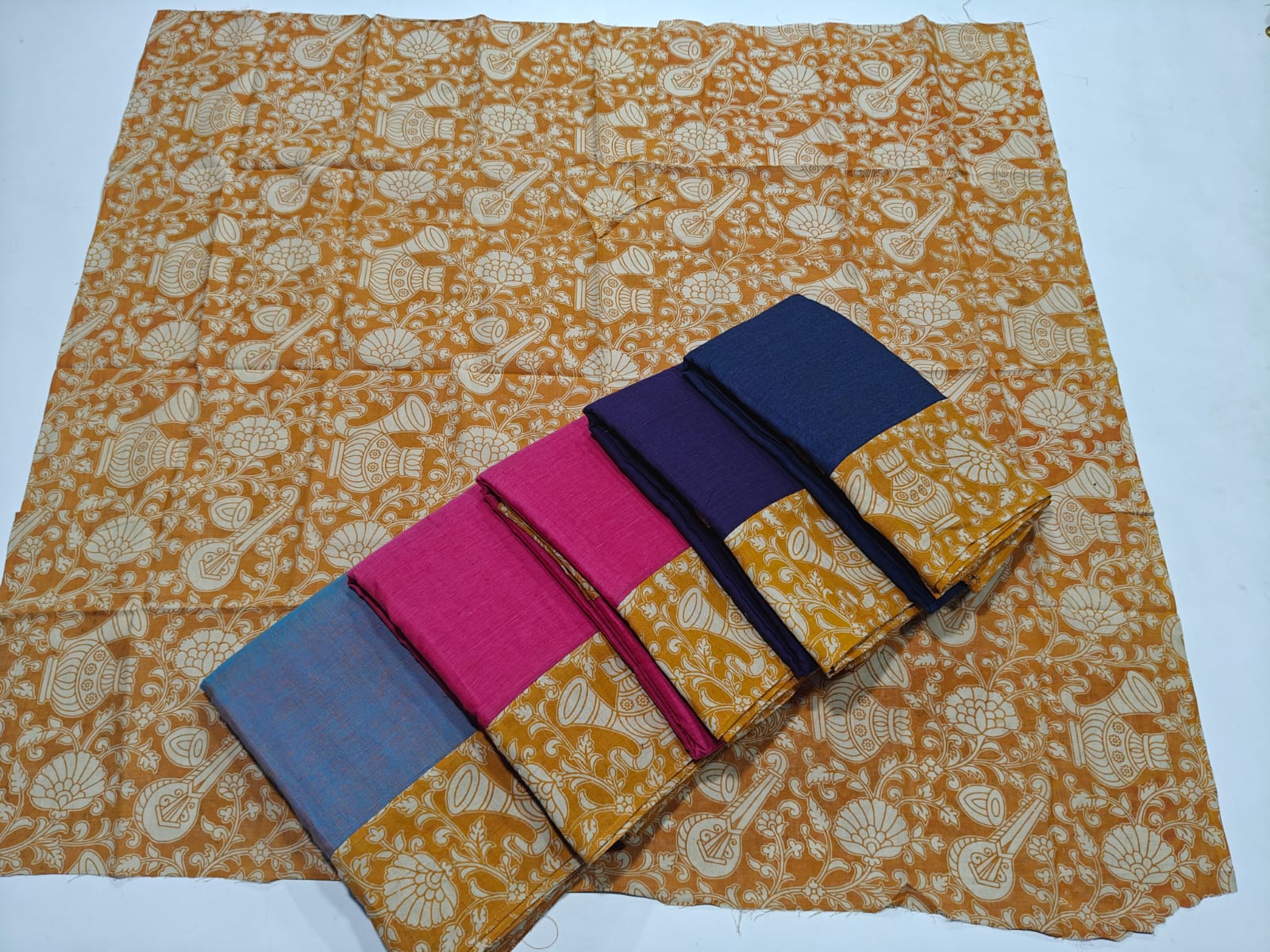 Dance Practice Sarees – Bharatanatyam Half Saree (Multiple Colours Available)