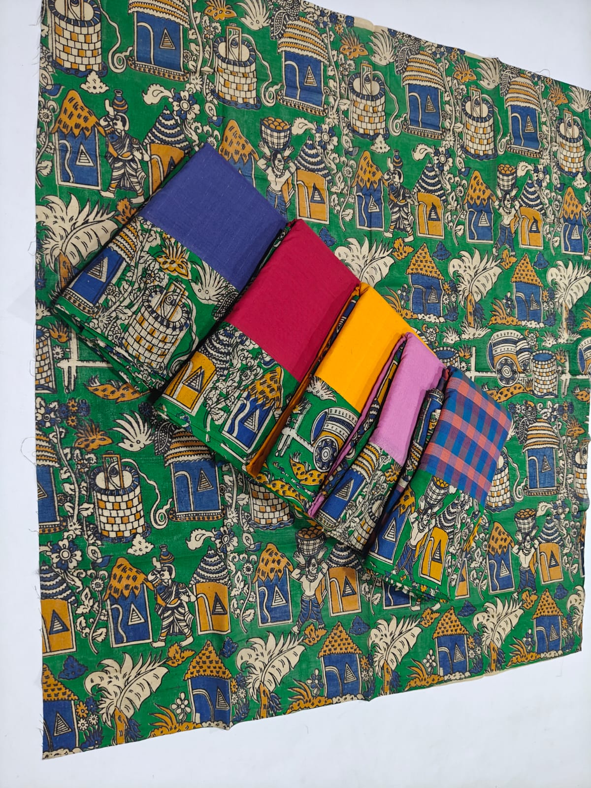 Dance Practice Sarees – Bharatanatyam Half Saree (Multiple Colours Available)