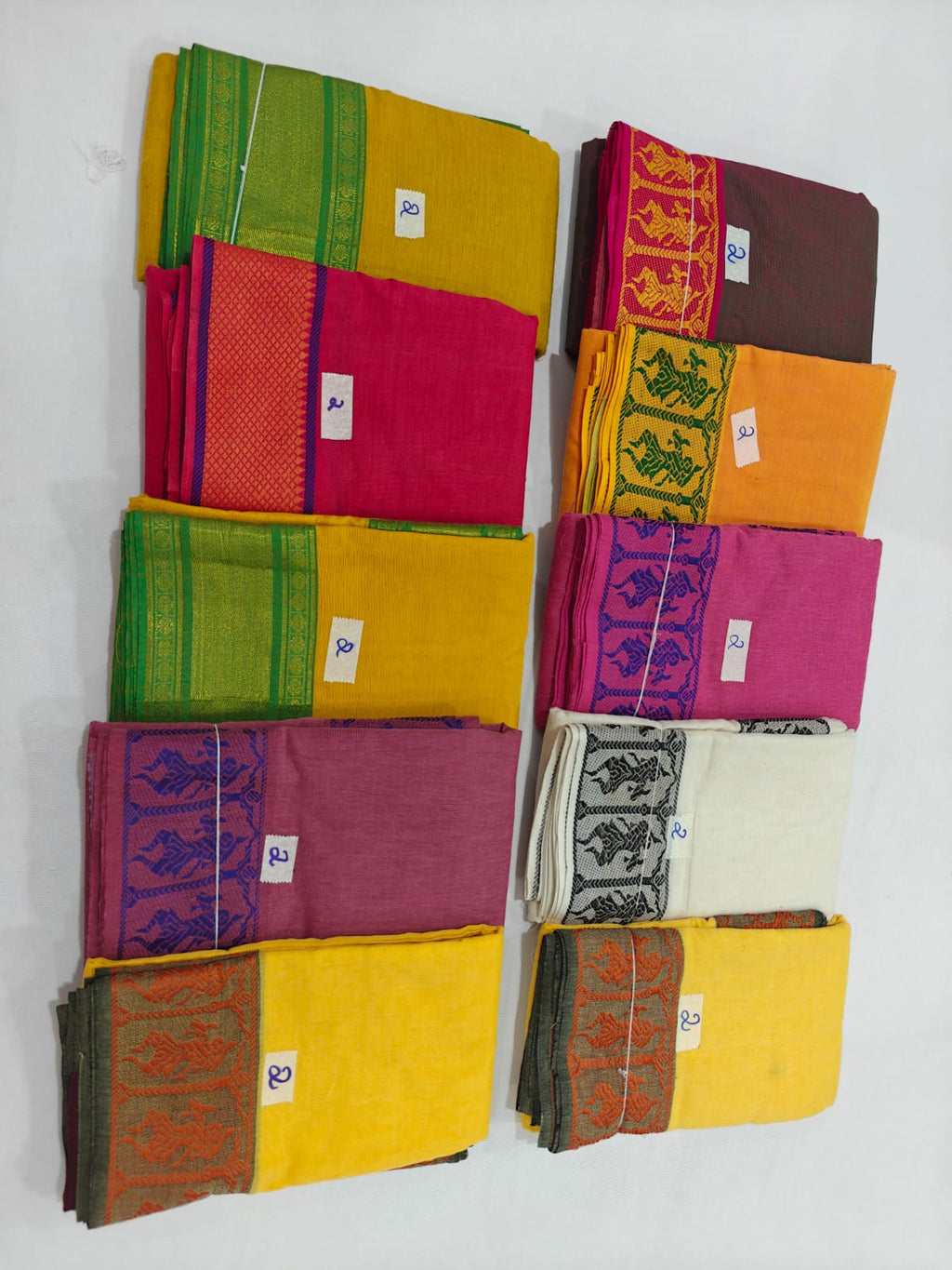 Dance Practice Sarees – Bharatanatyam Half Saree (Multiple Colours Available)
