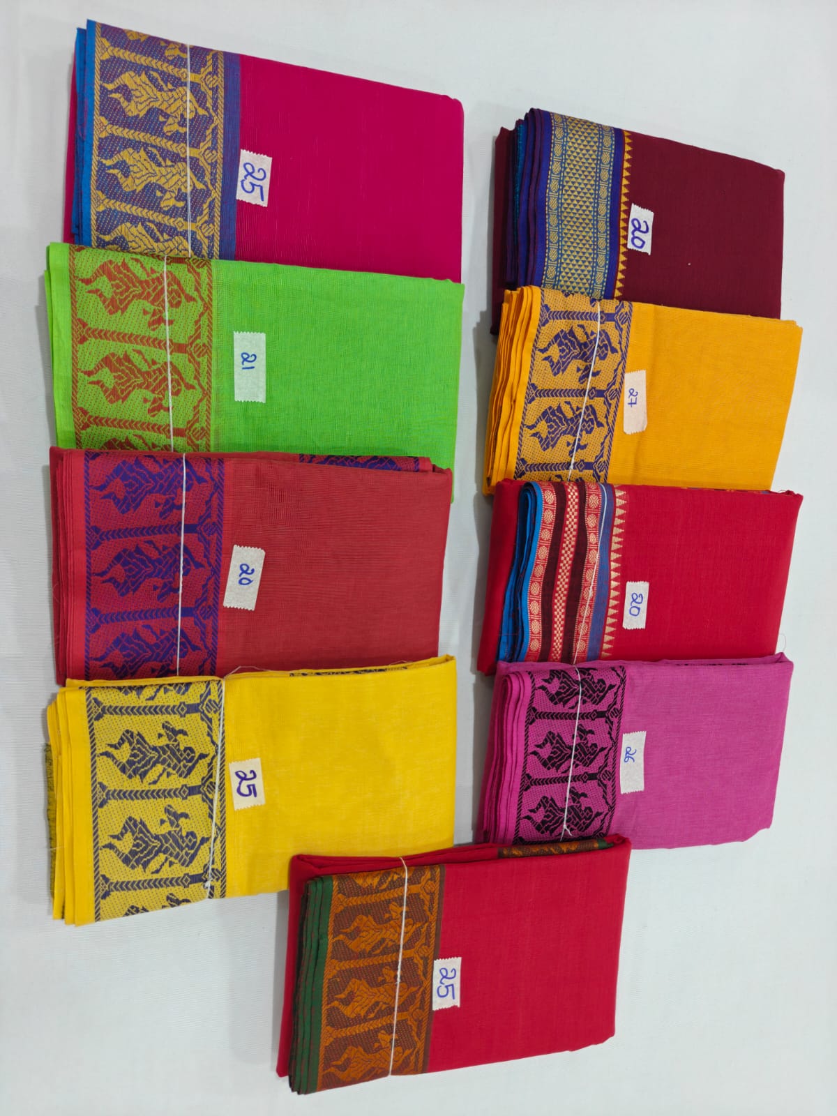 Dance Practice Sarees – Bharatanatyam Half Saree (Multiple Colours Available)