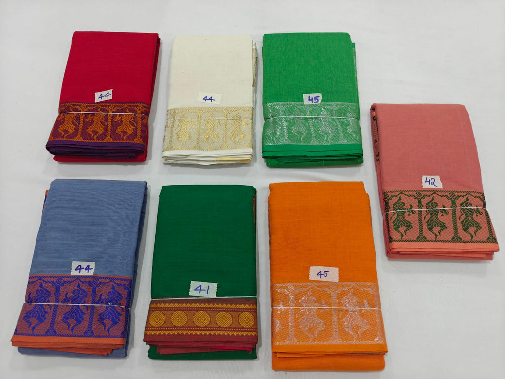 Dance Practice Sarees – Bharatanatyam Half Saree (Multiple Colours Available)