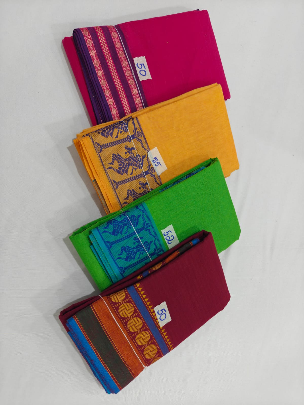 Dance Practice Sarees – Bharatanatyam Half Saree (Multiple Colours Available)