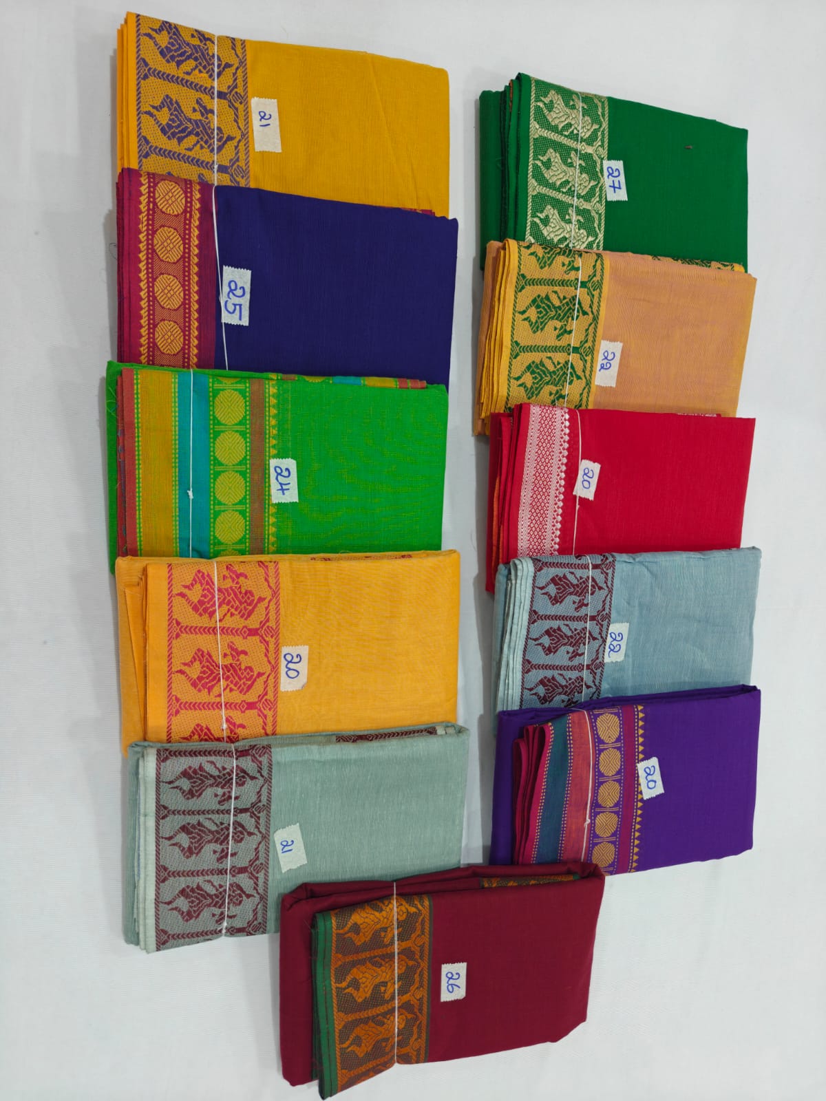 Dance Practice Sarees – Bharatanatyam Half Saree (Multiple Colours Available)