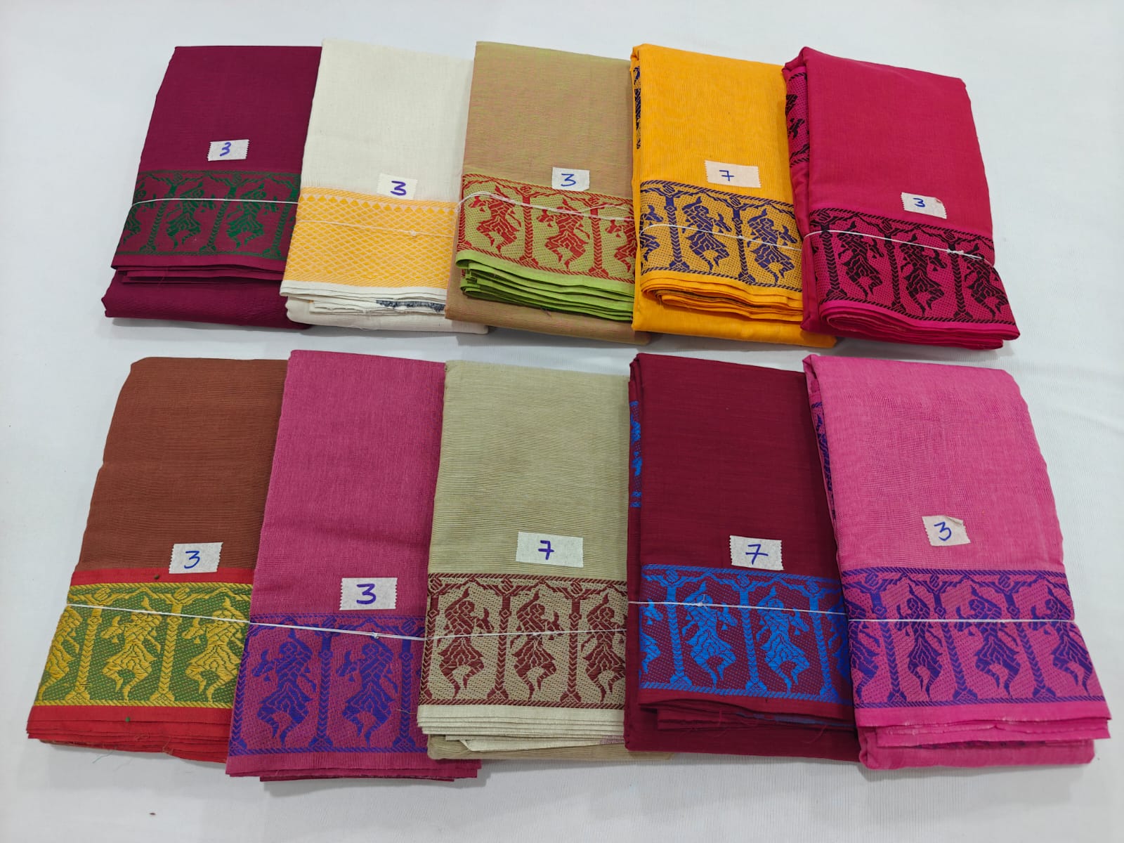 Dance Practice Sarees – Bharatanatyam Half Saree (Multiple Colours Available)