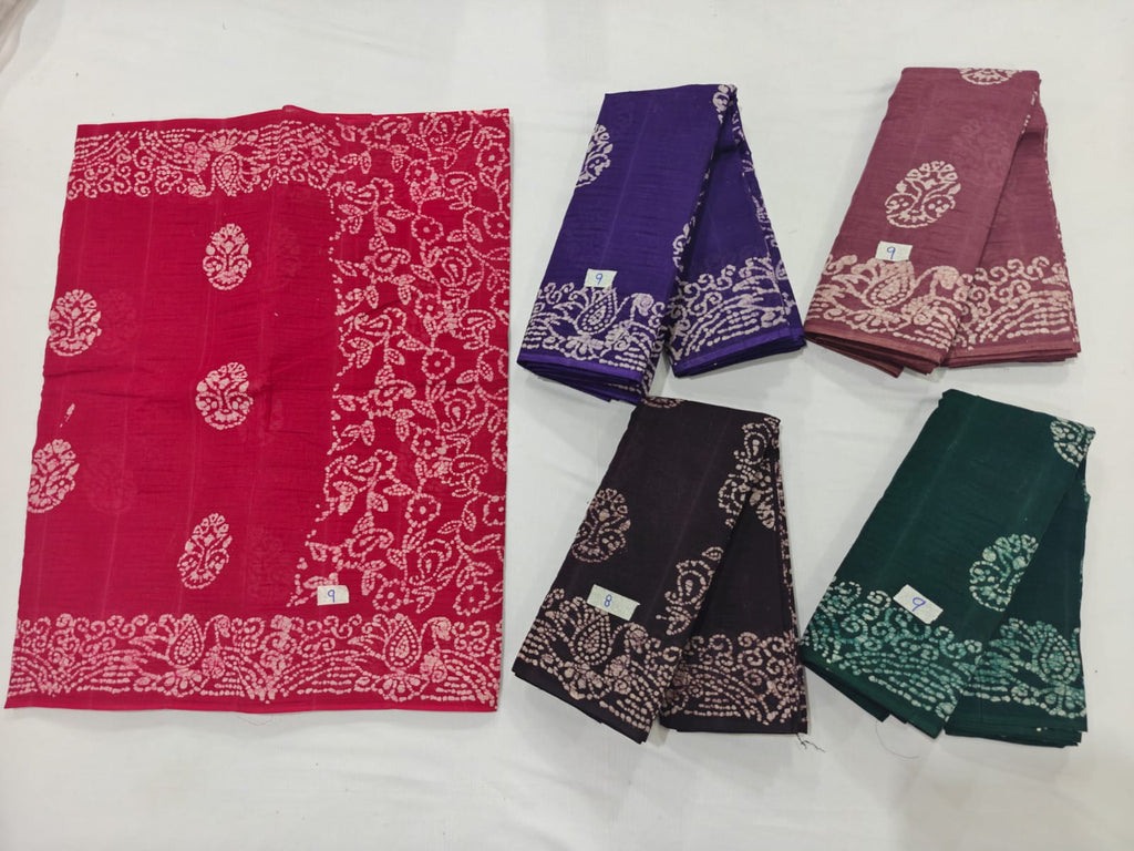 Dance Practice Sarees – Bharatanatyam Half Saree (Multiple Colours Available)