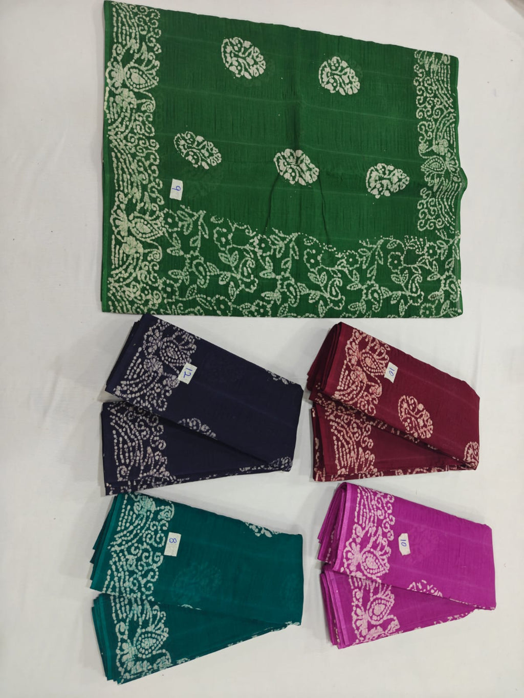 Dance Practice Sarees – Bharatanatyam Half Saree (Multiple Colours Available)