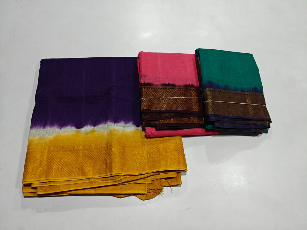 Dance Practice Sarees – Bharatanatyam Half Saree (Multiple Colours Available)