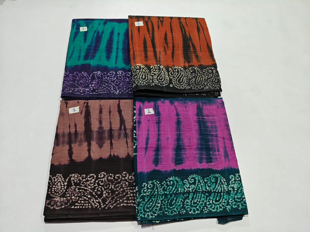 Dance Practice Sarees – Bharatanatyam Half Saree (Multiple Colours Available)