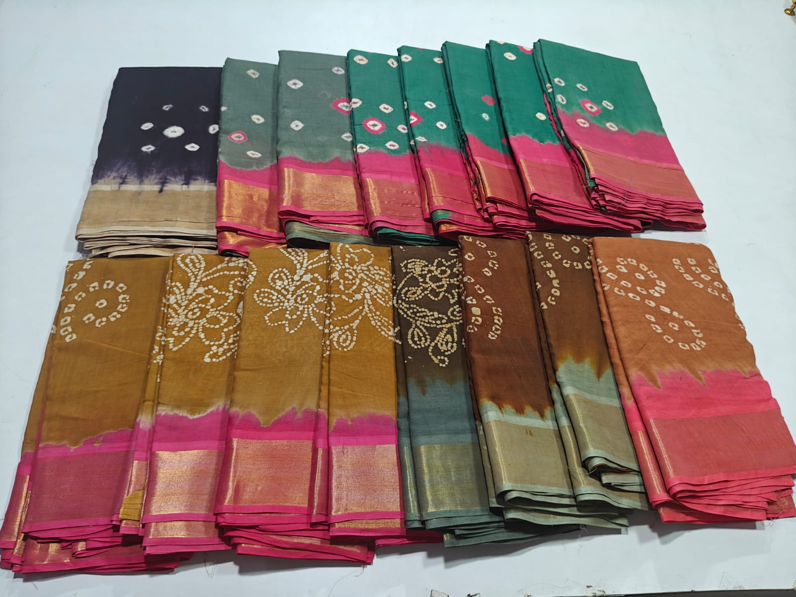 Dance Practice Sarees – Bharatanatyam Half Saree (Multiple Colours Available)