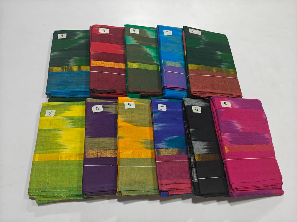 Dance Practice Sarees – Bharatanatyam Half Saree (Multiple Colours Available)