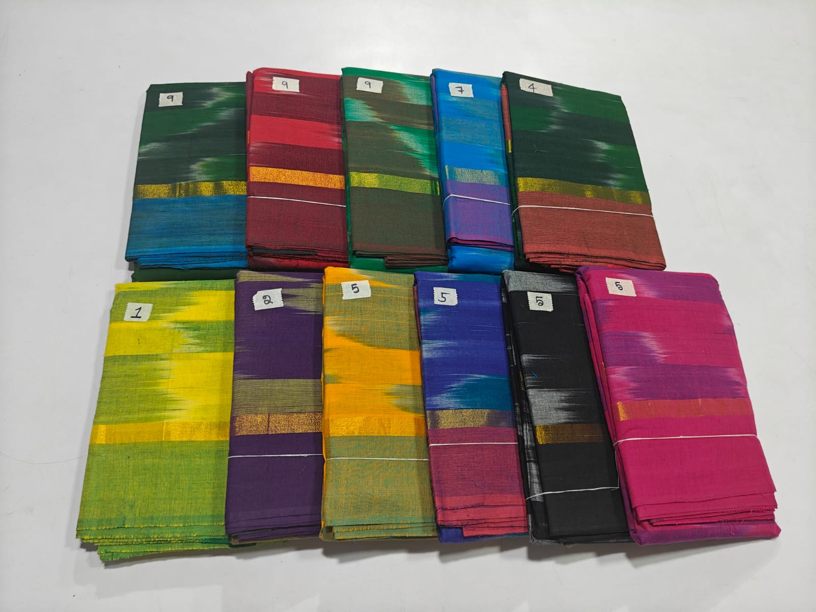 Dance Practice Sarees – Bharatanatyam Half Saree (Multiple Colours Available)