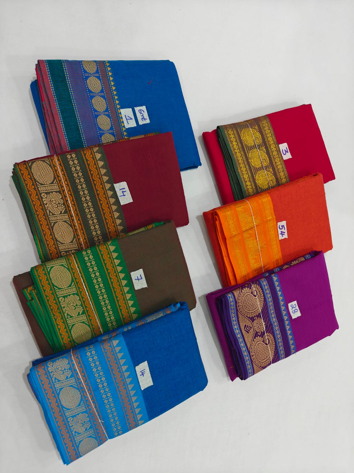 Dance Practice Sarees – Bharatanatyam Half Saree (Multiple Colours Available)